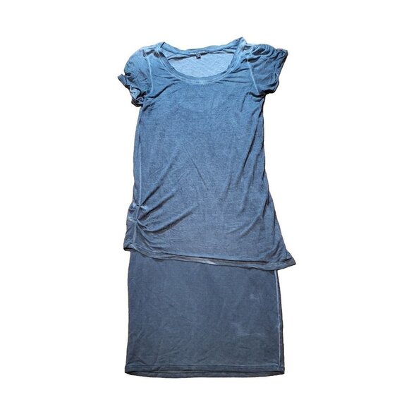 Threads 4 Thought‎ Lagenlook Size M Gray At Leisure Layered Dress - Picture 1 of 5